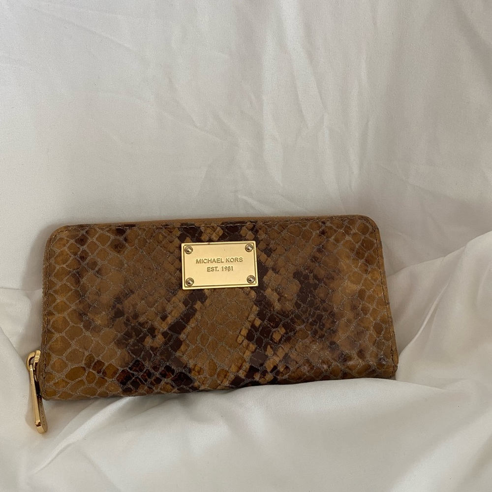 Michael Kors Snakeskin Wallet.
